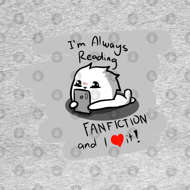 Cute Fan Fiction Lover for Fan Fiction Enthusiasts by Kidrock96